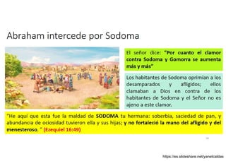 Abraham intercede por Sodoma