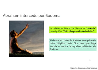 Abraham intercede por Sodoma