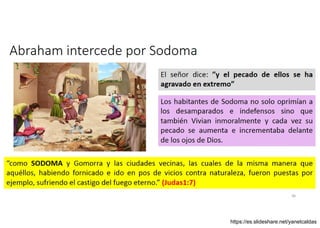 Abraham intercede por Sodoma
