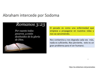 Abraham intercede por Sodoma