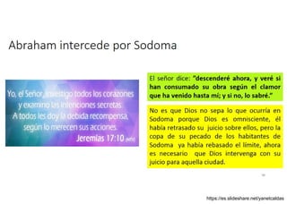 Abraham intercede por Sodoma