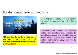 Abraham intercede por Sodoma