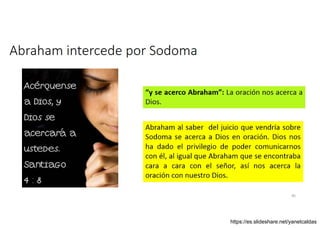 Abraham intercede por Sodoma