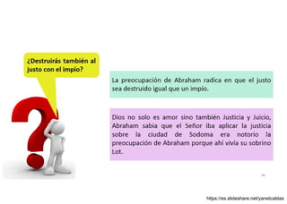Abraham intercede por Sodoma