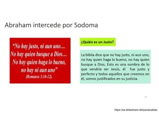Abraham intercede por Sodoma