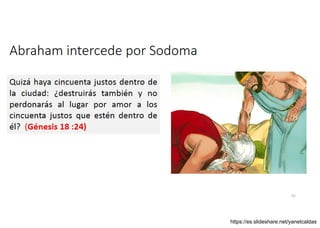 Abraham intercede por Sodoma