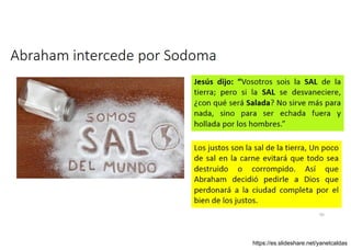 Abraham intercede por Sodoma