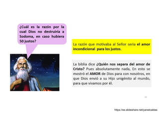 Abraham intercede por Sodoma