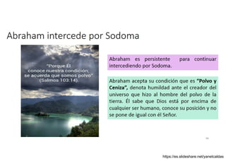 Abraham intercede por Sodoma