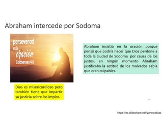 Abraham intercede por Sodoma