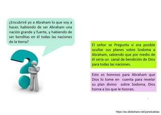 Abraham intercede por Sodoma