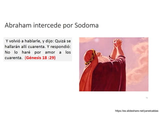 Abraham intercede por Sodoma