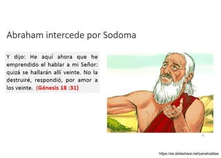 Abraham intercede por Sodoma