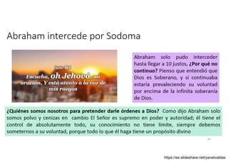 Abraham intercede por Sodoma