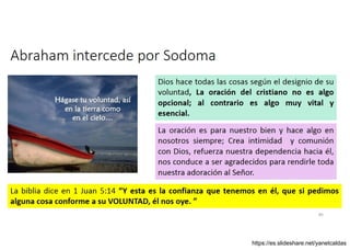 Abraham intercede por Sodoma