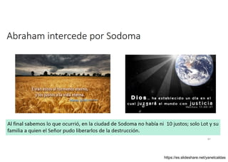 Abraham intercede por Sodoma