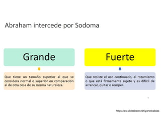 Abraham intercede por Sodoma