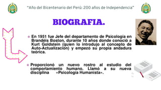 “Año del Bicentenario del Perú: 200 años de Independencia”
BIOGRAFIA.
 