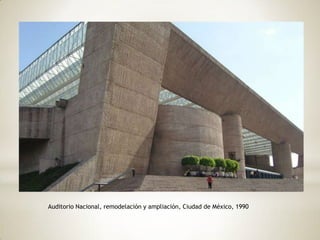 Auditorio Nacional, remodelación y ampliación, Ciudad de México, 1990
 