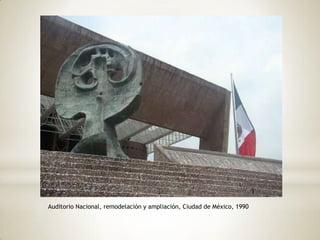 Auditorio Nacional, remodelación y ampliación, Ciudad de México, 1990
 