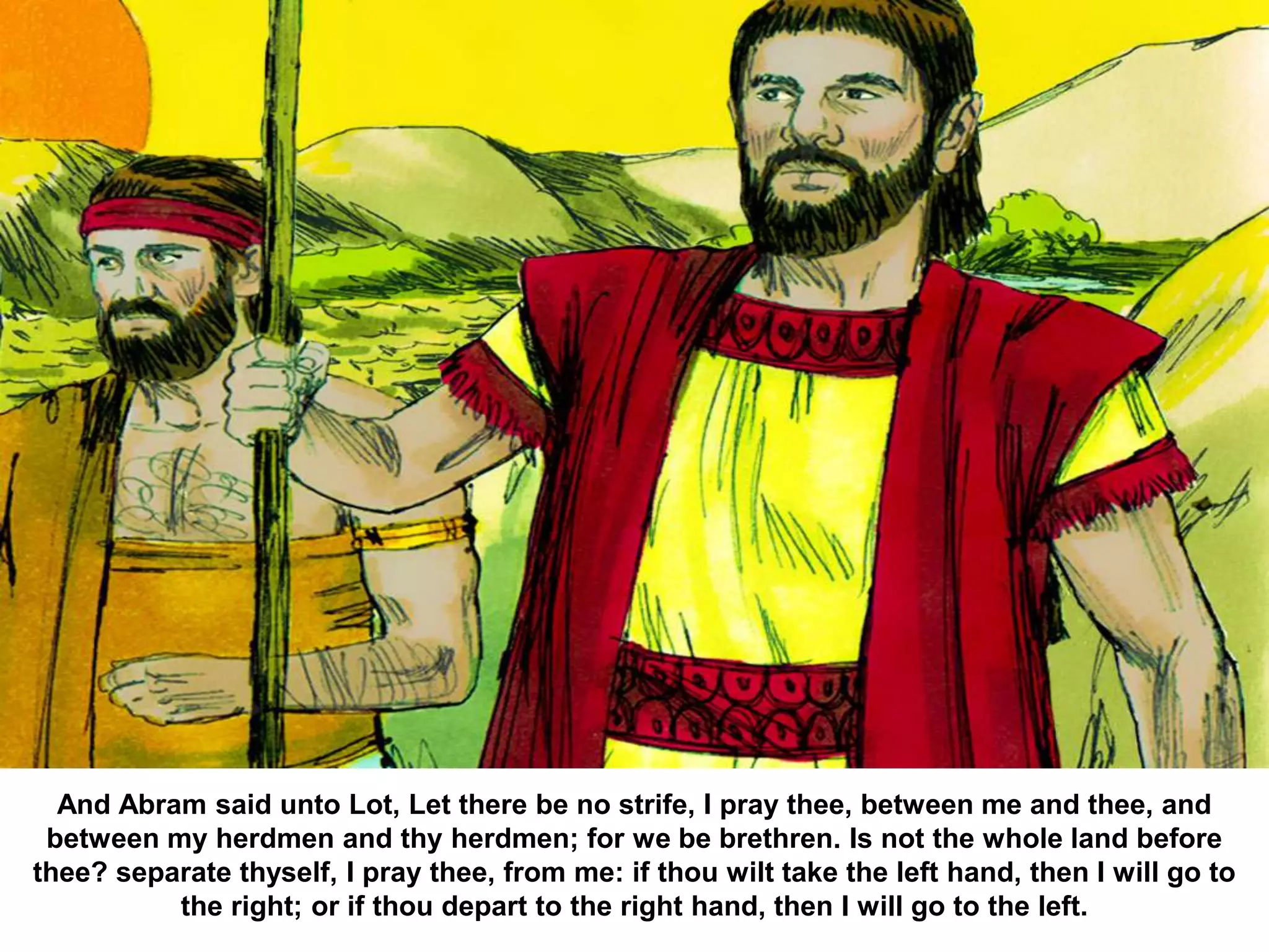 Abram (Abraham) and Lot Separate PPT