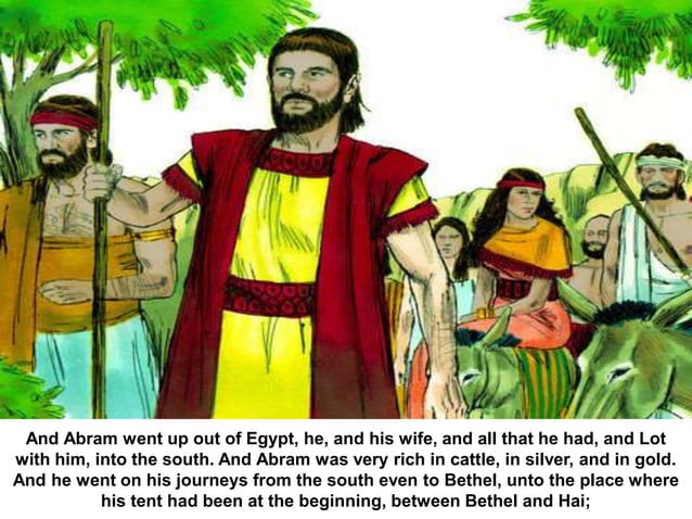 Abram (Abraham) and Lot Separate | PPT
