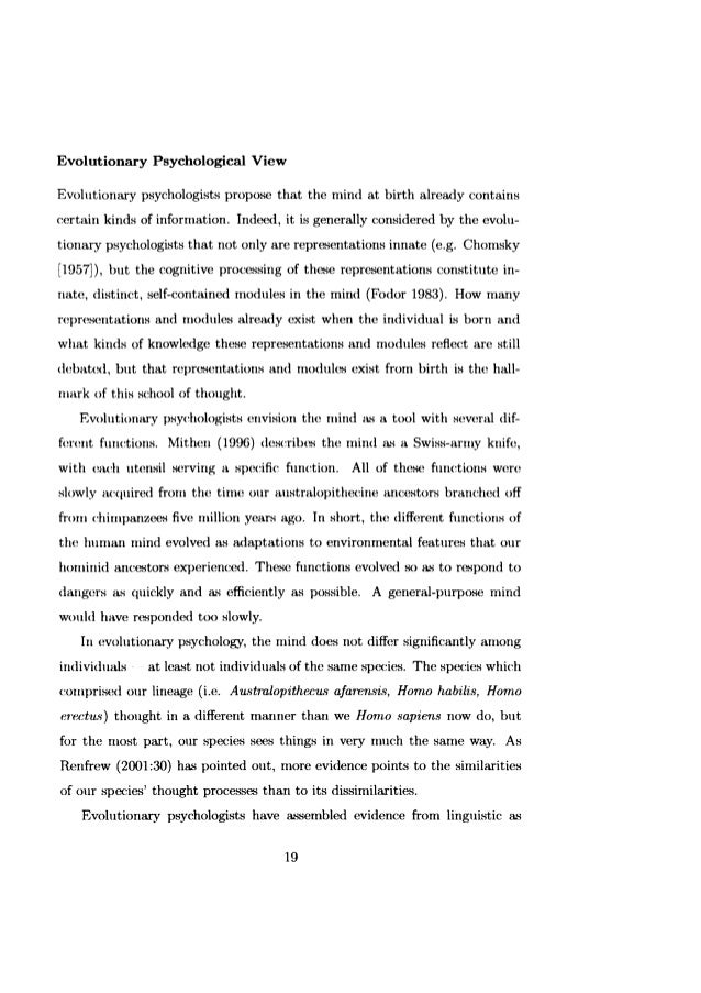 The interdependence principle picture