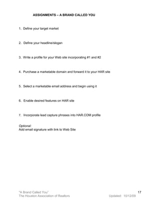 A  Brand  Called  You