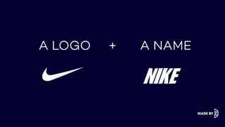 A LOGO + A NAME
 