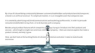 By virtue of a brand being a relationship between customers/stakeholders and products/services/companies,
a brand is an ar...