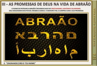 Abraão o pai da fé