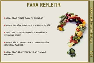 Abraão o pai da fé