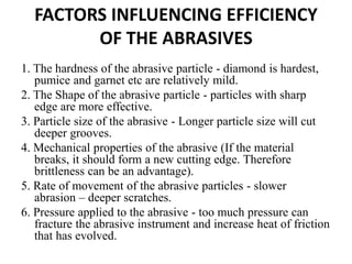 Abrading Form ABRASION AND POLISHING_013313.pptx