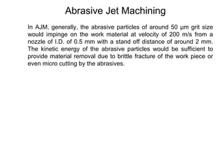 Abrasive jet-machining | PPT