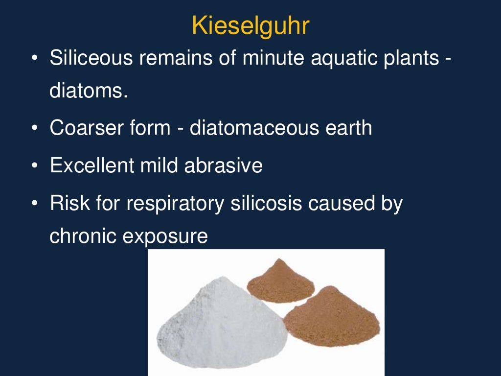 Abrasive agents in dentistry