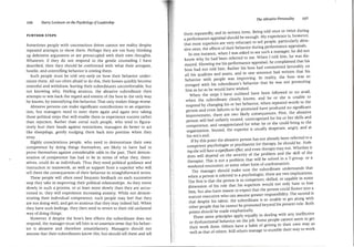The Abrasive Personality    107
106     Harry Levinson on the Psychology ofLeadership

                                                                            them repeatedly, and in written form. Being told once or twice during
FURTHER STEPS
                                                                            a performance appraisal should be enough. My experience is, however,
                                                                            that most superiors are very reluctant to tell people, particularly abra­
Sometimes people with unconscious drives cannot see reality despite
                                                                            sive ones, the effects of their behavior during performance appraisals.
repeated attempts to show them. Perhaps they are too busy thinking
                                                                               In one instance, when I was asked to see such a manager, he did not
up defensive arguments or are preoccupied with their own thoughts.
                                                                             know why he had been referred to me. When I told him, he was dis­
Whatever, if they do not respond to the gentle counseling I have
                                                                             mayed. Showing me his performance appraisal, he complained that his
described, then they should be confronted with what their arrogant,
                                                                             boss had not told him. Rather his boss had commented favorably on
hostile, and controlling behavior is costing them.
                                                                             all his qualities and assets, and in one sentence had written that his
   Such people must be told very early on how their behavior under ­
                                                                             behavior with people was improving. In reality, the boss was so
mines them. All too often afraid to do this, their bosses quickly become
                                                                             enraged with his subordinate's behavior that he was not promoting
resentful and withdraw, leaving their subordinates uncomfortable, but
not knowing why. Feeling anxious, the abrasive subordinate then              him as far as he would have wished. 

                                                                                When the steps I have outlined have been followed to no avail, 

attempts to win back the regard and esteem of the boss in the only way
                                                                             when the subordinate clearly knows, and he or she is unable to 

he knows, by intensifying this behavior. That only makes things worse.
                                                                              respond by changing his or her behavior, when repeated words to the 

   Abrasive persons can make significant contributions to an organiza­
                                                                              person and even failures to be promoted have produced no significant 

tion, but managers need to steer them again and again into taking             improvement, there are two likely consequences. First, the abrasive 

those political steps that will enable them to experience success rather
                                                                              person will feel unfairly treated, unrecognized for his or her skills and 

than rejection. Rather than corral such people, who tend to figura­
                                                                              competence, and unappreciated for what he or she could bring to the 

tively butt their heads against restrictions, managers do better to act
                                                                              organization. Second, the superior is usually desperate, angry, and at 

like sheepdogs, gently nudging them back into pOSition when they
stray.                                                                       his wit's end.
                                                                                If by this point the abrasive person has not already been referred to a
   Highly conscientious people, who need to demonstrate their own            competent psychologist or psychiatrist for therapy, he should be. Noth­
competence by doing things themselves, are likely to have had to
                                                                             ing else will have a significant effect, and even therapy may not. Whether it
prove themselves against considerable odds in the past. Their demon­
                                                                             does will depend on the severity of the problem and the skill of the
stration of competence has had to be in terms of what they, them­
                                                                             therapist. This is not a problem that will be solved in a T-group, or a
selves, could do as individuals. Thus they need political guidance and
                                                                             weekend encounter, or some other form of confrontation.
instruction in teamwork, as well as support from a superior who will             The manager should make sure the subordinate understands that
tell them the consequences of their behavior in straightforward terms.        when a person is referred to a psychologist, there are twO implications.
   These people will often need frequent feedback on each successive          The first is that the person is so competent. skilled, or capable in some
step they take in improving their political relationships. As they move
                                                                              dimension of his role that his superiors would not only hate to lose
slowly in such a process, or at least more slowly than they are accus­
                                                                              him, but also have reason to expect that the person could flower into a
tomed to, they will experience increasing anxiety. While not demon ­          mature executive who can assume greater responsibility. The second is
strating their individual competence, such people may feel that they
                                                                              that despite his talent. the subordinate is so unable to get along with
are not doing well, and get so anxious that they may indeed fail. When        other people that he cannot be promoted beyond his present role. Both
they have such feelings, they then tend to revert to their old unilateral
                                                                              points should be made emphatically.
way of doing things.                                                              These same principles apply equally in dealing with any ineffective
   However, if despite the boss's best efforts the subordinate does not
                                                                               or dysfunctional behavior on the job. Some people cannot seem to get
respond, the manager must tell him in no uncertain terms that his behav­       their work done. Others have a habit of getting in their own way as
ior is abrasive and therefore unsatisfactory. Managers should not              well as that of others. Still others manage to stumble their way to work
assume that their subordinates know this, but should tell them and tell
 