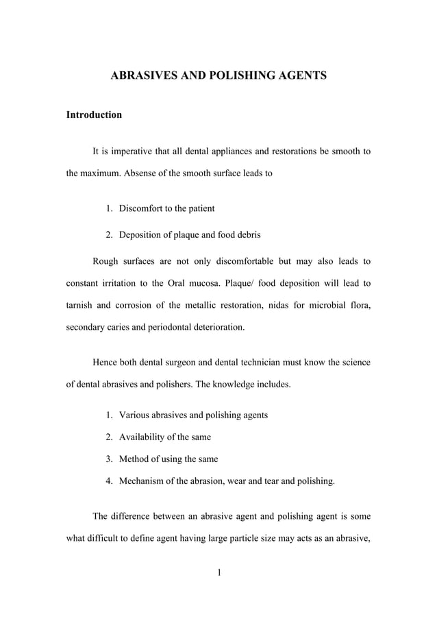 Abrasive & polishing agents PDF