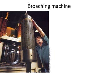 Broaching machine
 