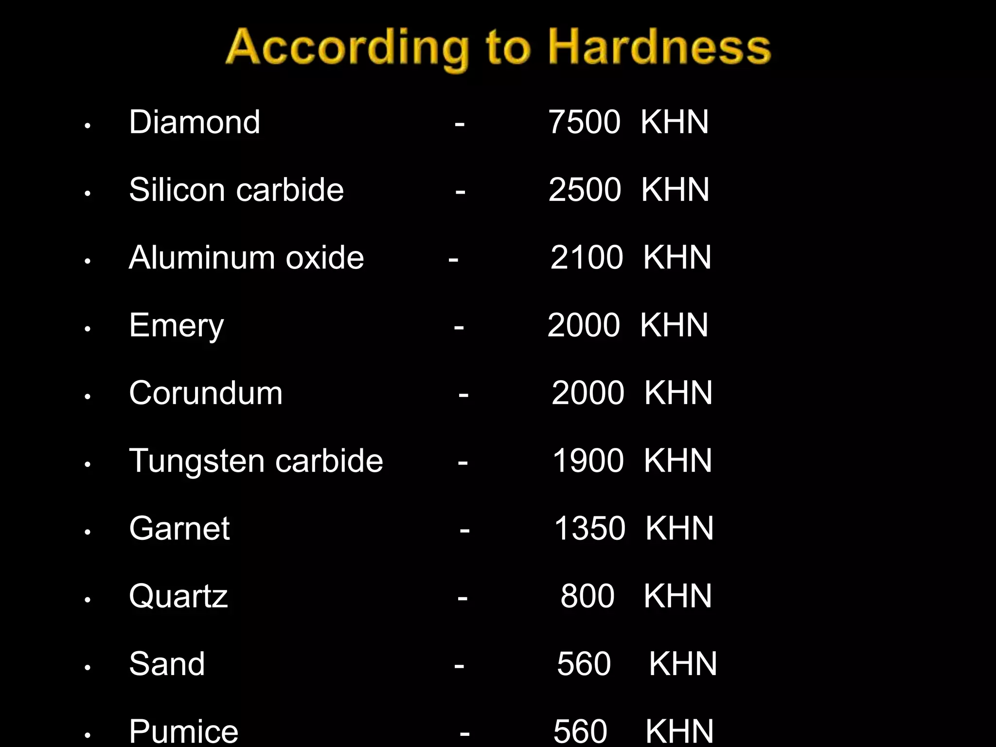 Abrasives and polishing agents in dentistry PPT