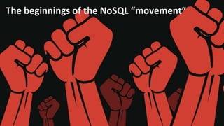 15© Cloudera, Inc. All rights reserved.
The beginnings of the NoSQL “movement”
 