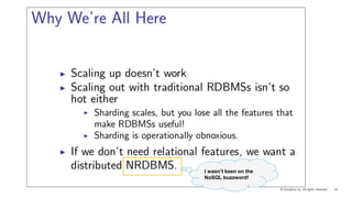 19© Cloudera, Inc. All rights reserved.
I wasn’t keen on the
NoSQL buzzword!
 