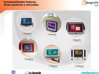 Funcionalidades Futuras.
Otros sectores y mercados
 