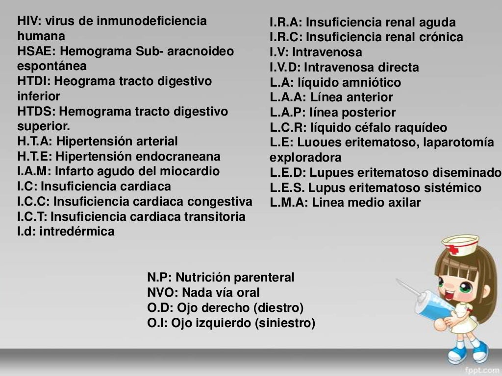 8 Ideas De Abreviaturas De Enfermeria Abreviaturas De - vrogue.co