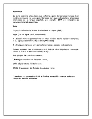 Abreviaturas, siglas, simbolos. | DOCX
