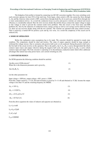 A bridgeless cuk converter based induction motor drive for pfc ...