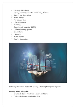A brief about building management system | PDF