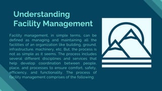 A Brief About Facility Management and the Importance of CAFM | PDF