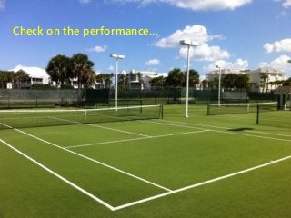 Check on the performance…
 