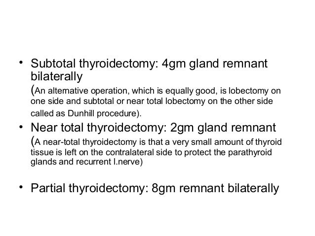 subtotal thyroidectomy