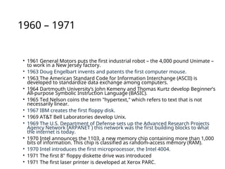 Unimate Computer A_Brief_History_of_Computerscandtheordsd | PPT